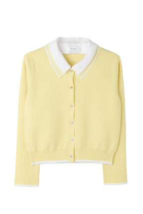 Lilas Ribbon Knit Cardigan