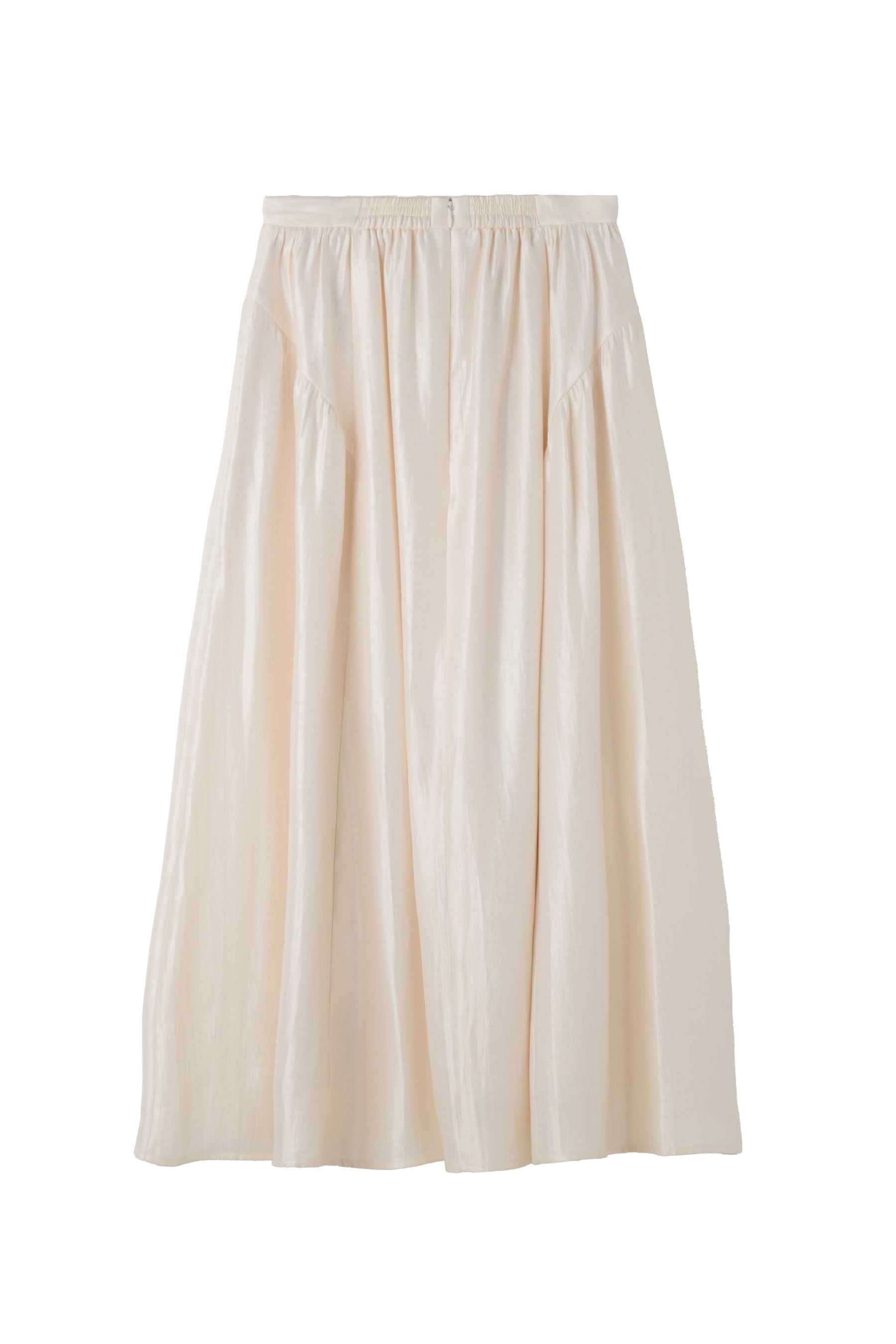Luminous Organza Gathered Skirt