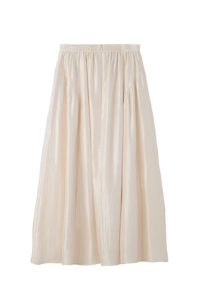 Luminous Organza Gathered Skirt