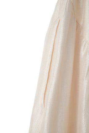 Luminous Organza Gathered Skirt