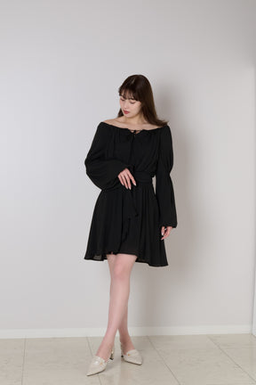 Anaelle Chiffon Mini Dress