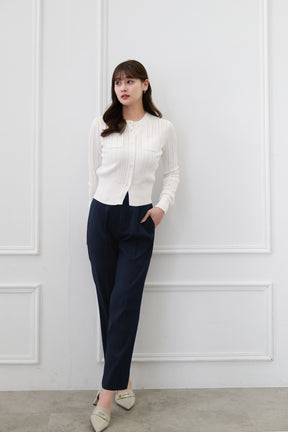 Eyelet Knit Cardigan