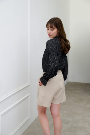 Chiffon Gathered Blouse