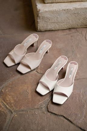 Mila Enamel Mules		