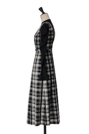 【新色】Classic Plaid Jumper Dress