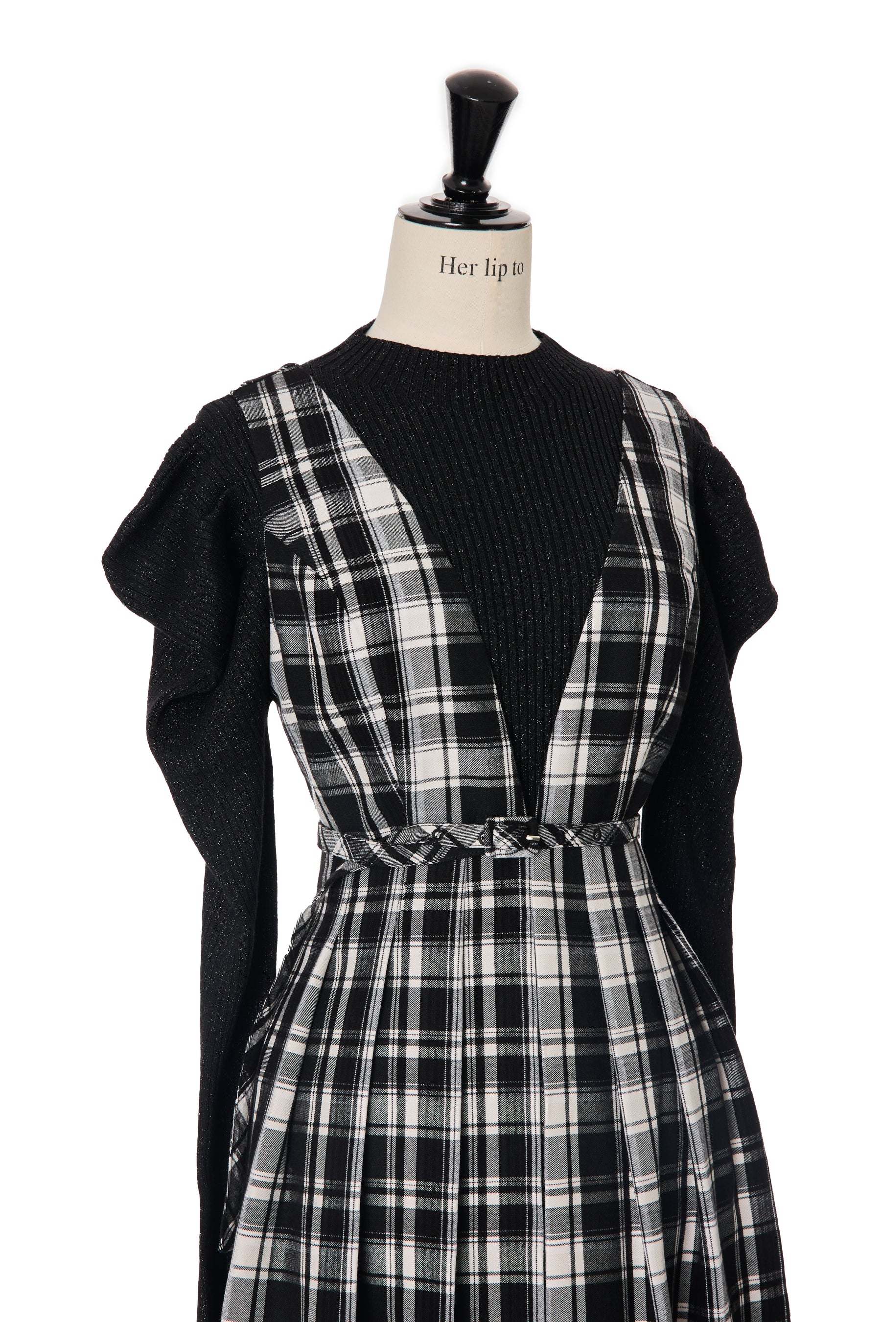 【新色】Classic Plaid Jumper Dress