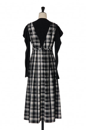 Classic Plaid Jumper Dress