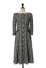 Classic Tweed Midi Dress