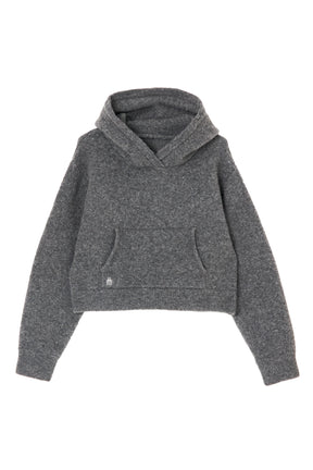 Trois Logo Knit Hoodie