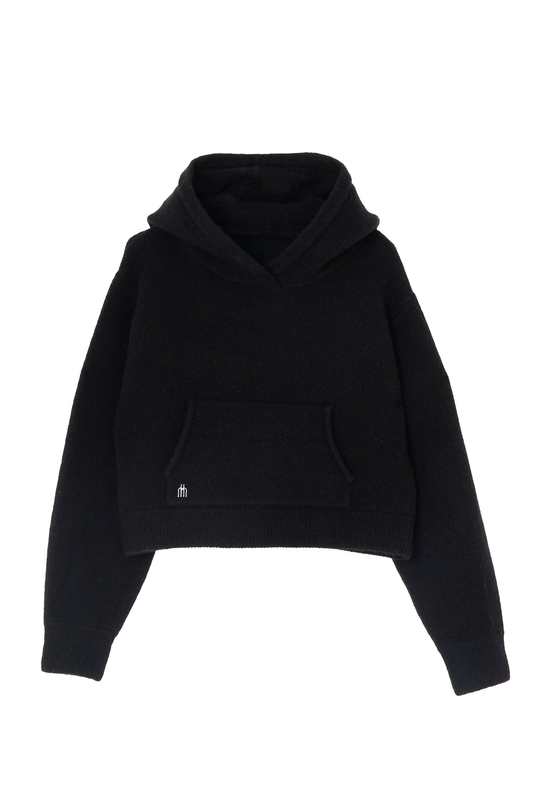 Trois Logo Knit Hoodie