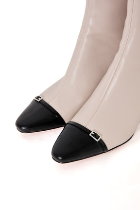 Bicolor Ankle Boots