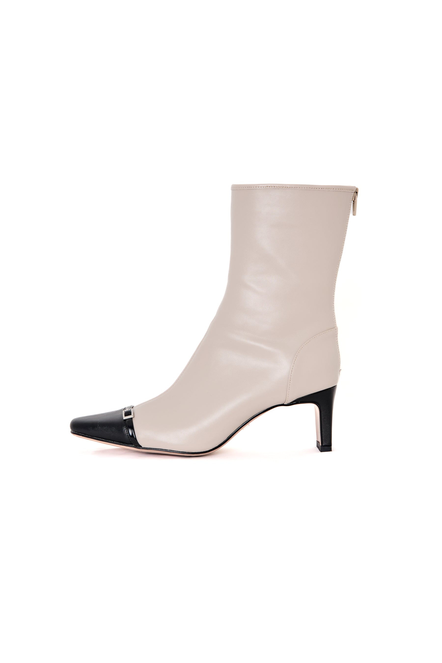 Bicolor Ankle Boots