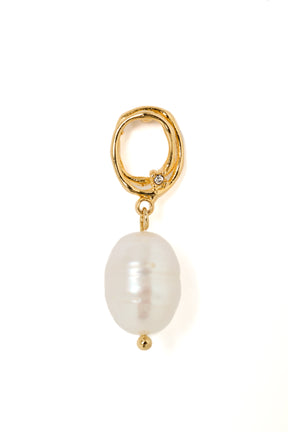 【10月下旬出貨】Circle Pearl Pierces