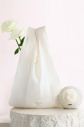 ROSE BLANCHE MARCHÉ BAG & POUCH SET