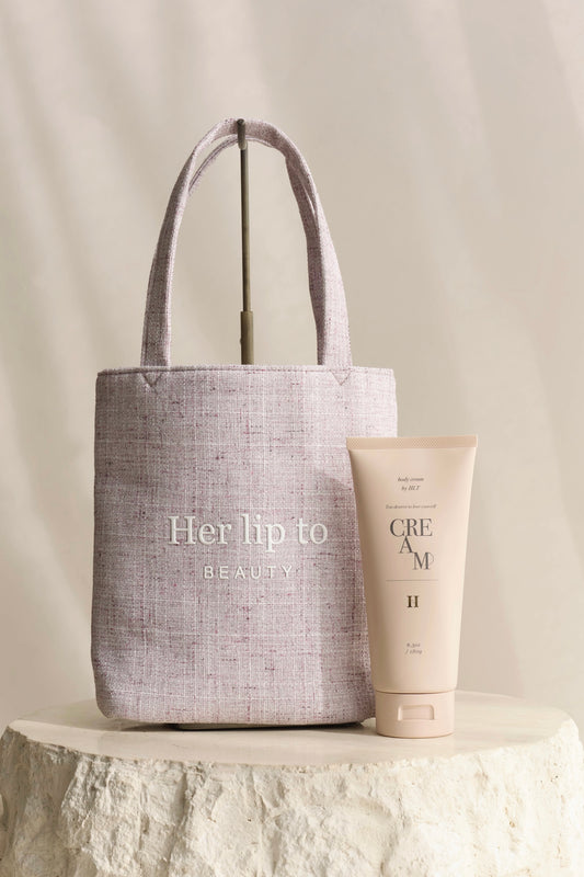 Tweed Tote Bag - SENSUAL RICH BODY CREAM SET -