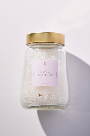 CRYSTAL BATH SALT - ROSE BLANCHE -