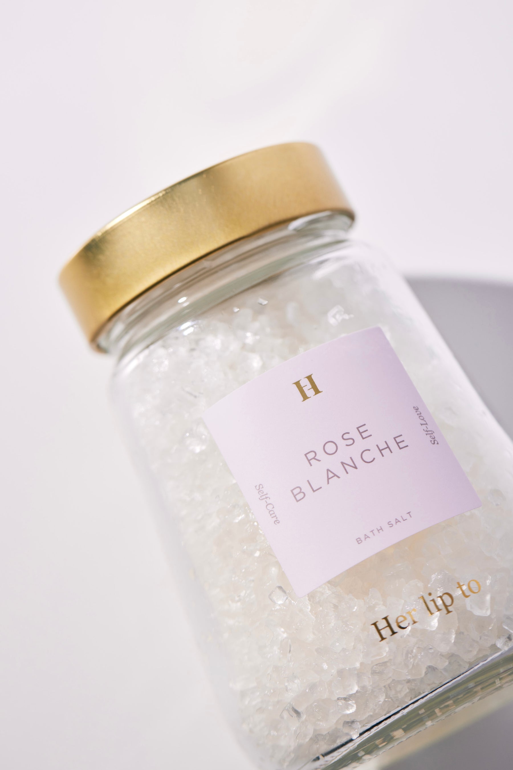 CRYSTAL BATH SALT - ROSE BLANCHE -