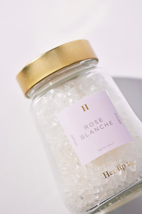 CRYSTAL BATH SALT - ROSE BLANCHE -