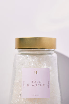 CRYSTAL BATH SALT - ROSE BLANCHE -