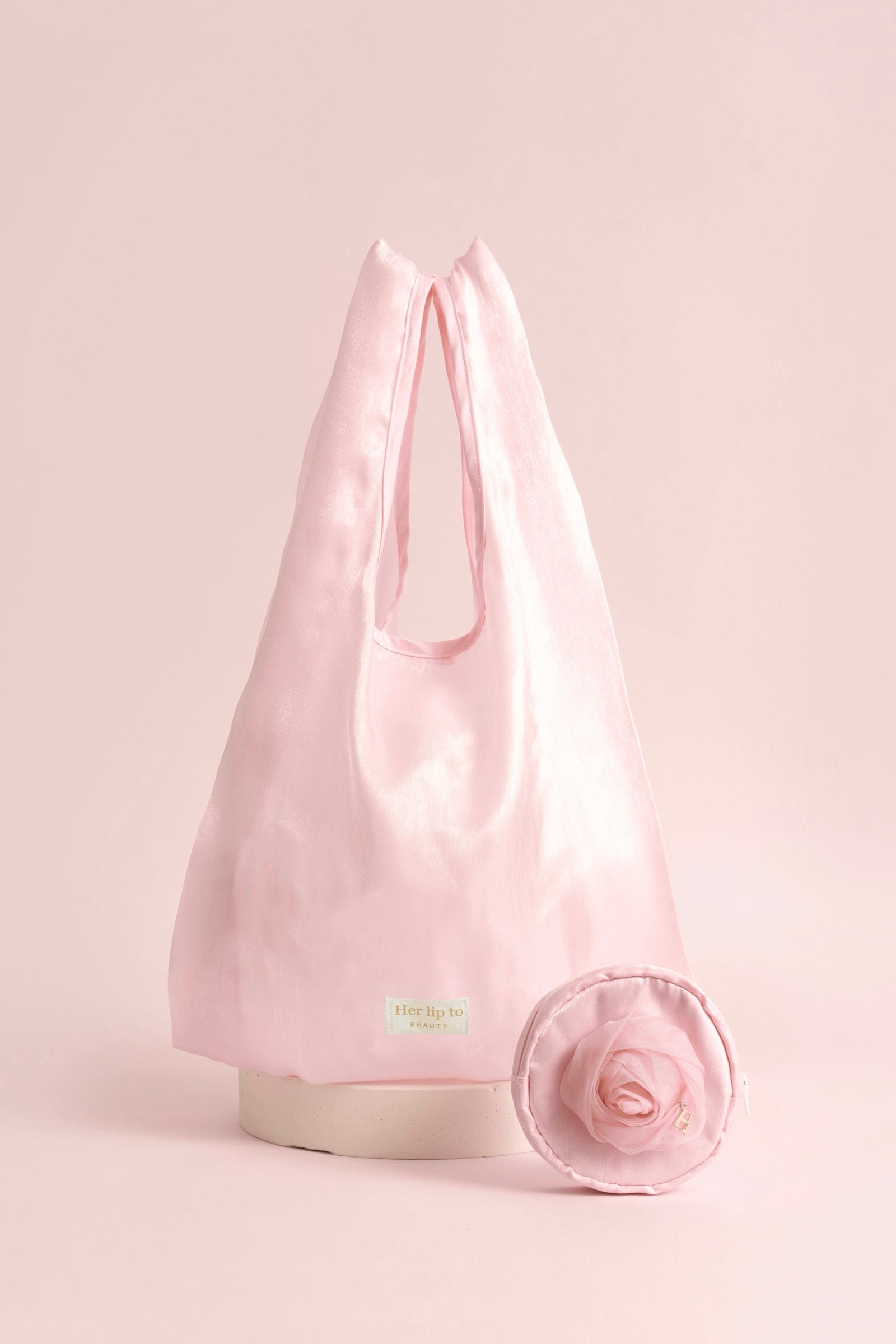 FULL OF LOVE MARCHÉ BAG & POUCH  - BODY CREAM SET -