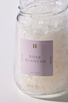 CRYSTAL BATH SALT - ROSE BLANCHE -