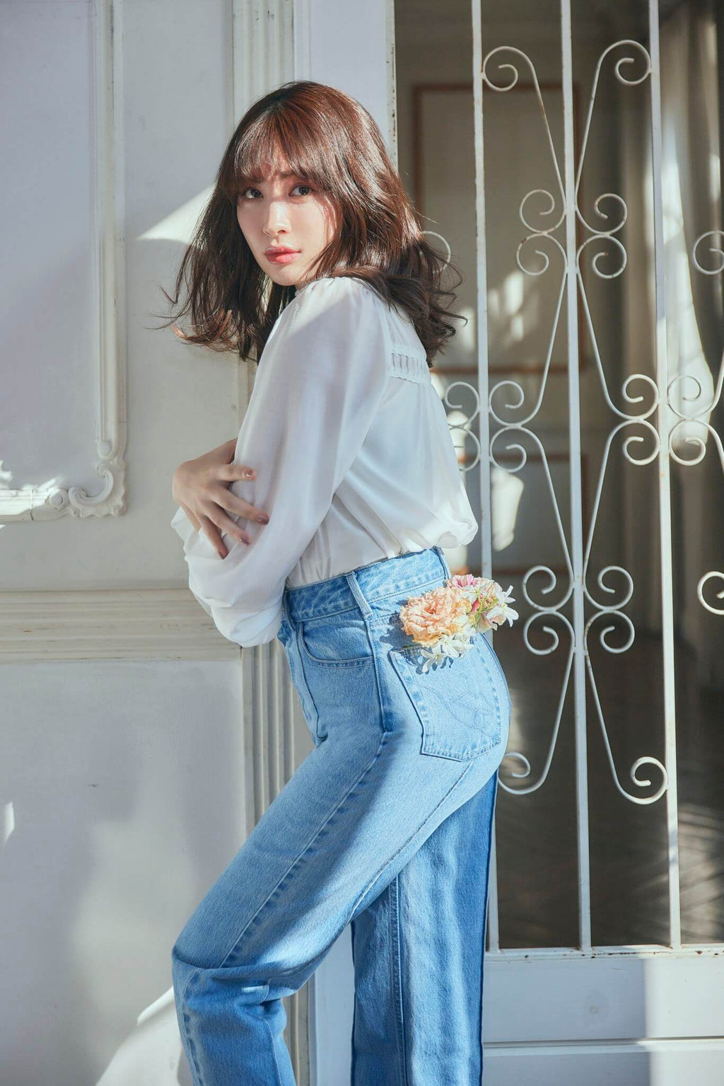 274美品★herlipto Valencia High Rise Jeans