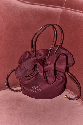 Rose Bloom Satin Bag