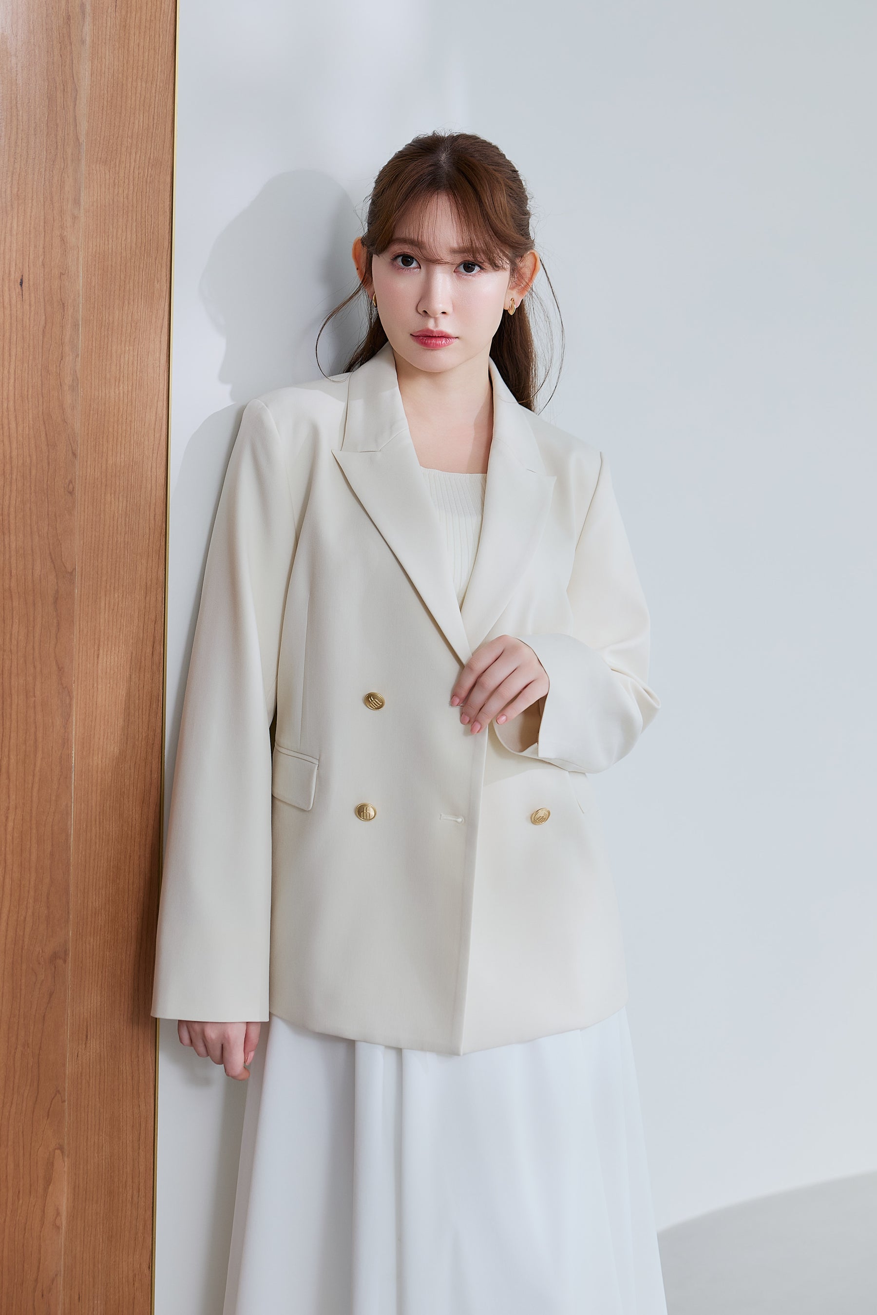 【新色】Trois Gold Button Blazer