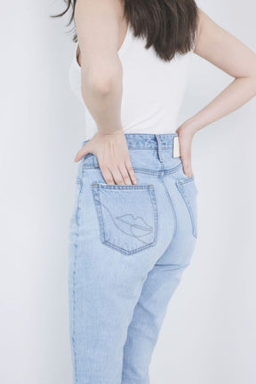 Her lip to／Tokyo High Rise Jeans indigo