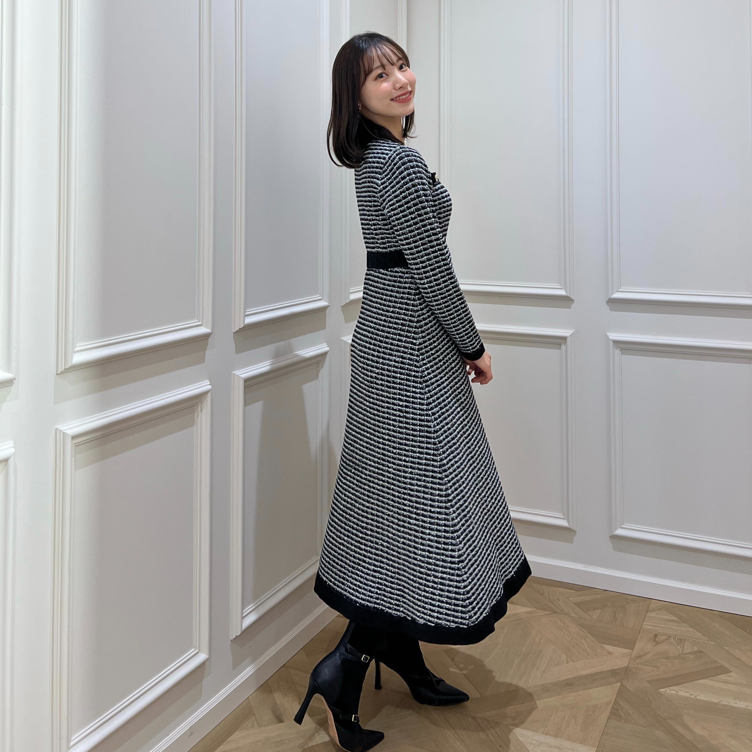 Herlipto Wholegarment Blend knit dress - ロングワンピース/マキシ