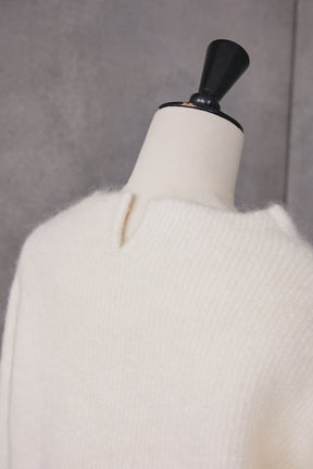 Mohair Blend Knit Pullover