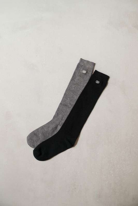 Logo Embroidered Long Socks