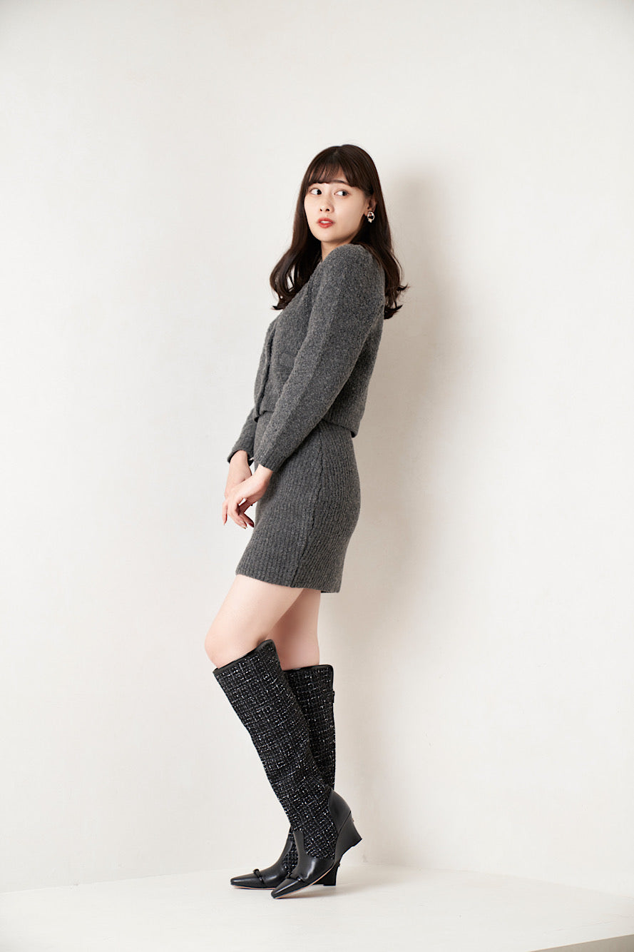 herlipto♡Pure Boucle Knit Set新品未使用タグ付き
