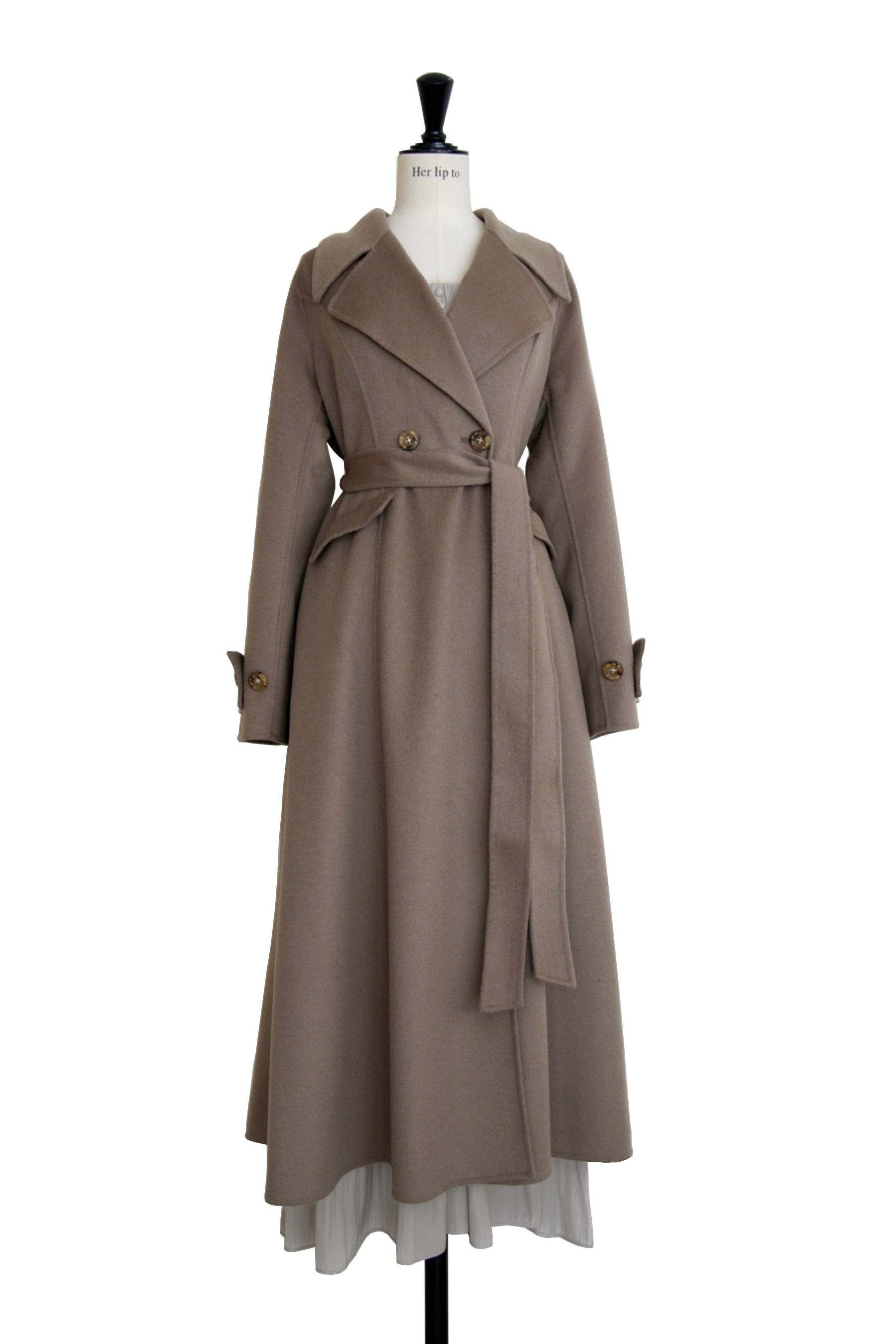 615Hamilton Wool River Dress Coat