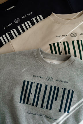 【12月下旬発送】Cherish Oversized Sweatshirt