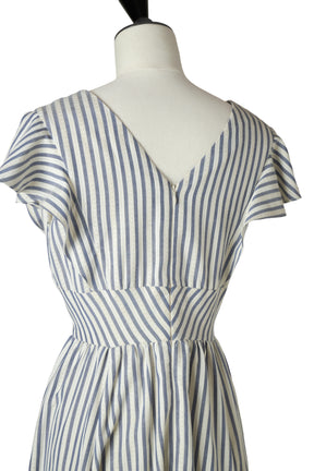 Kerry Striped Ruffle Dress