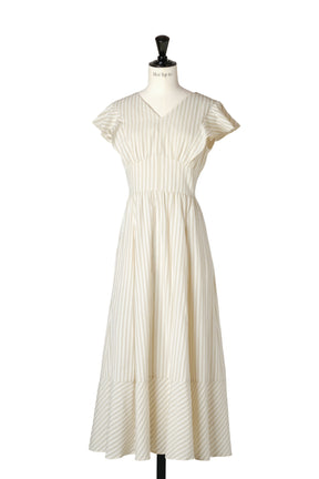 Kerry Striped Ruffle Dress