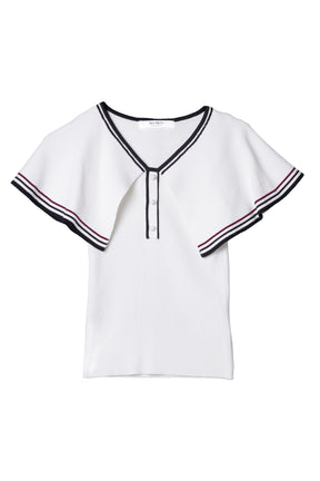 Big Collar Summer Knit Top