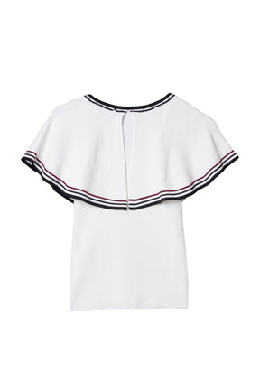 Big Collar Summer Knit Top
