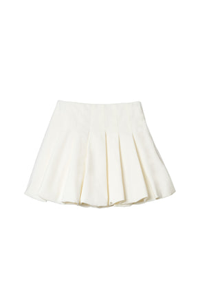 Bubble Cotton Mini Skirt