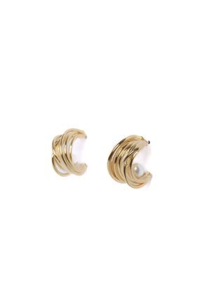 Cocoon Pearl Pierces