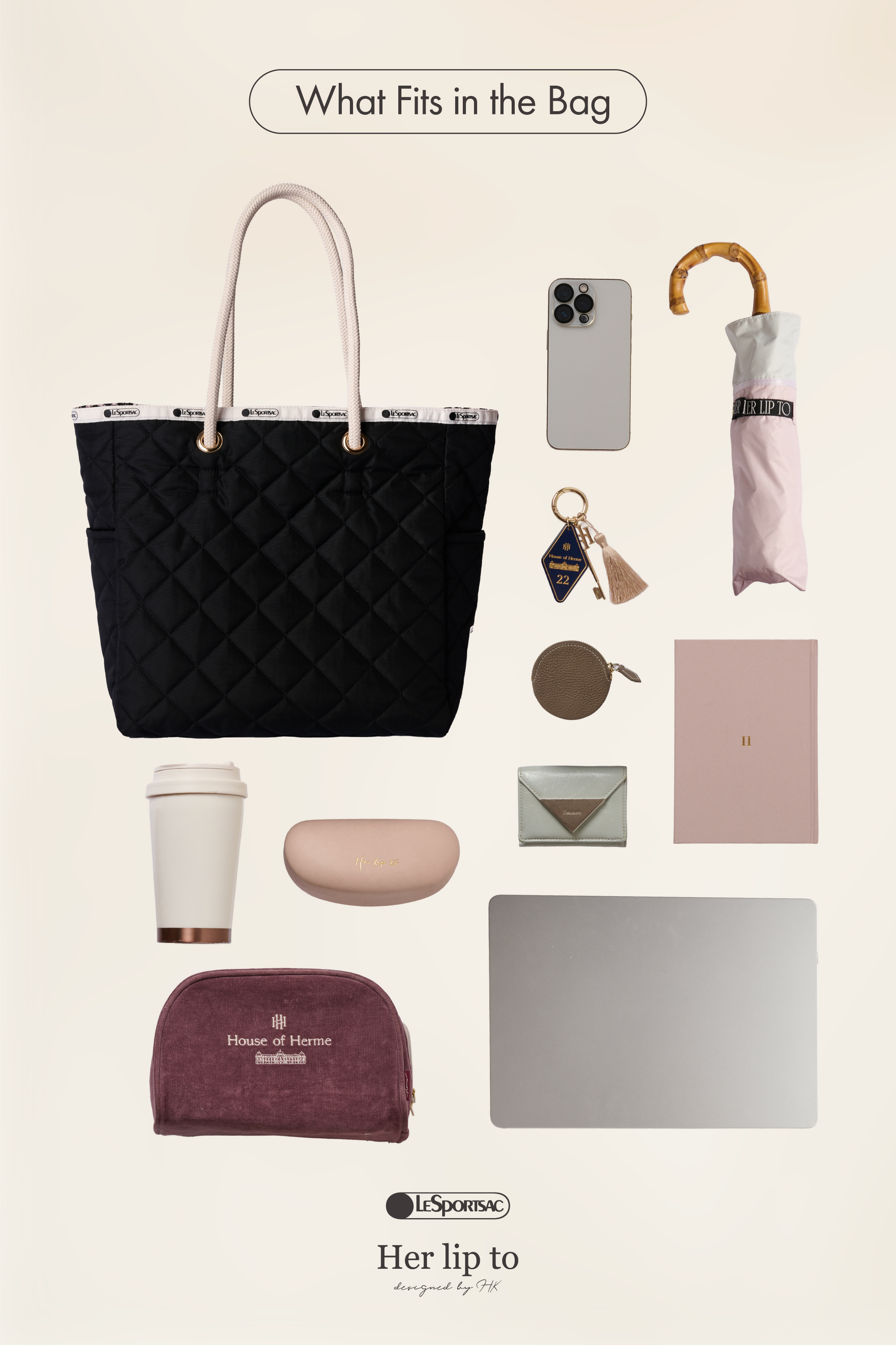 LeSportsac × HLT ML 2 Way Tote