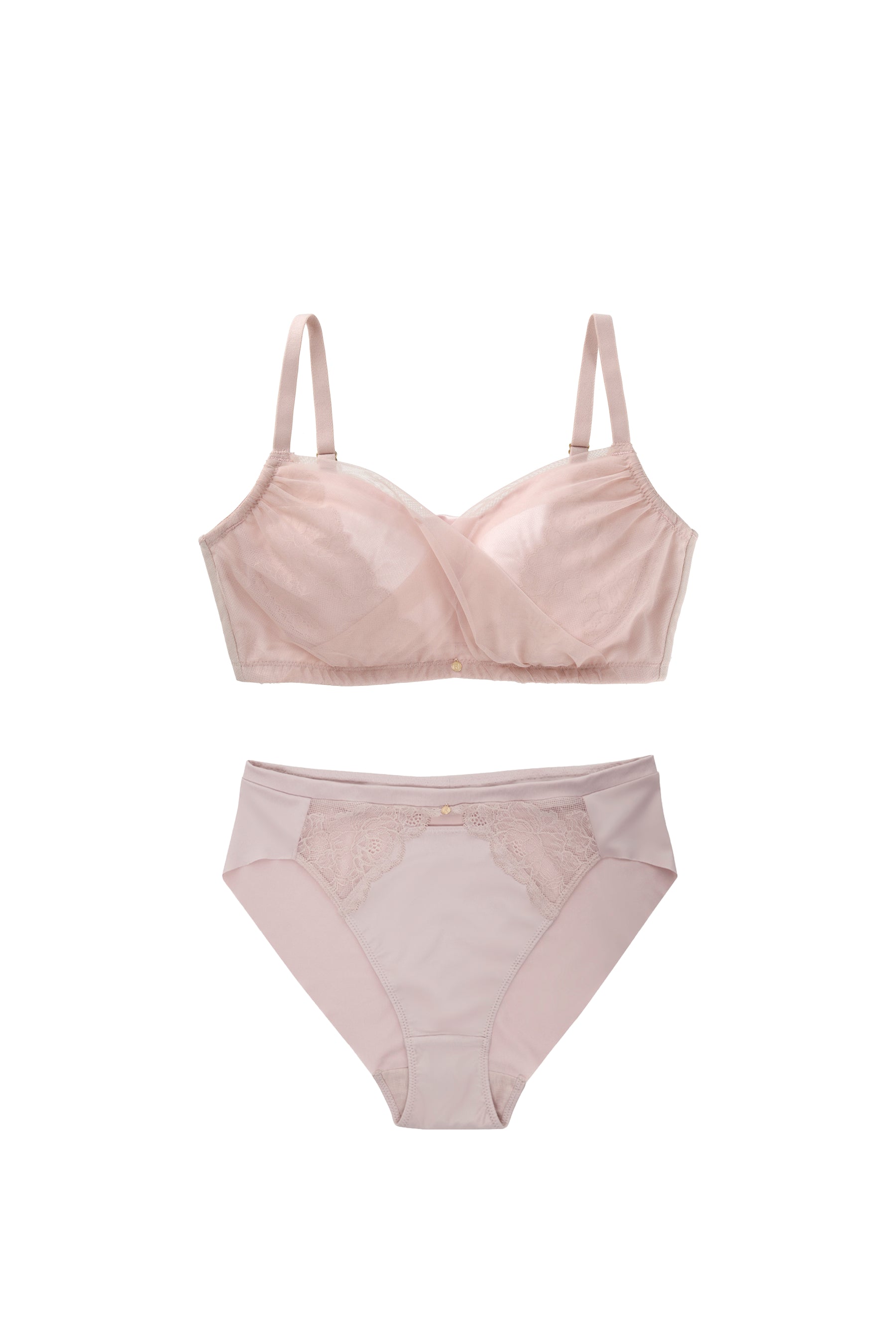 【5月下旬發送】【nude rose】Minimizer Bra & Shorts Set 