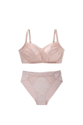 【5月下旬發送】【nude rose】Minimizer Bra & Shorts Set 