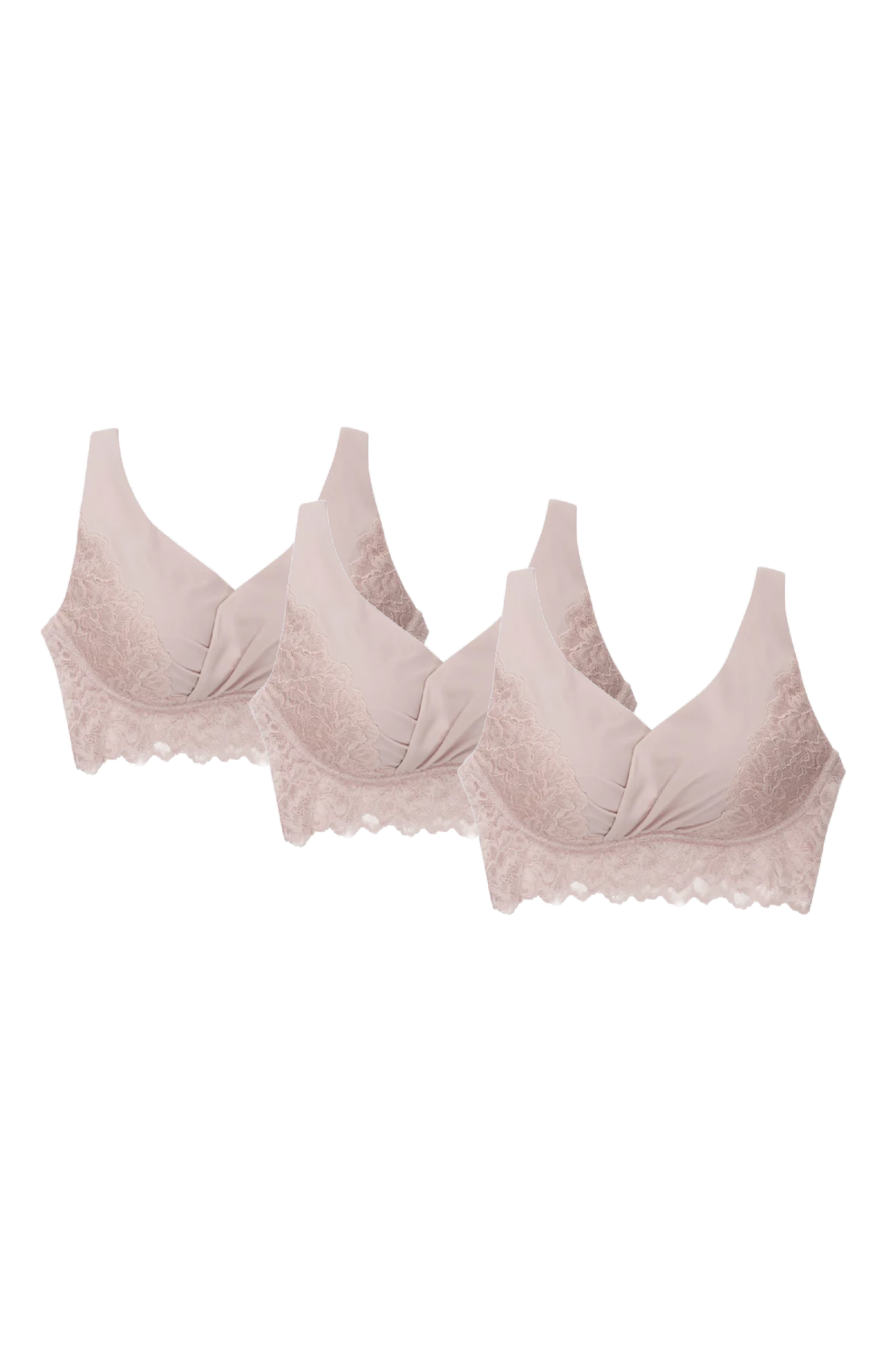 ハーリップトゥー エブリデイエッセンシャルナイトブラ　ハートポーチセット　M Everyday Essential Night Bra