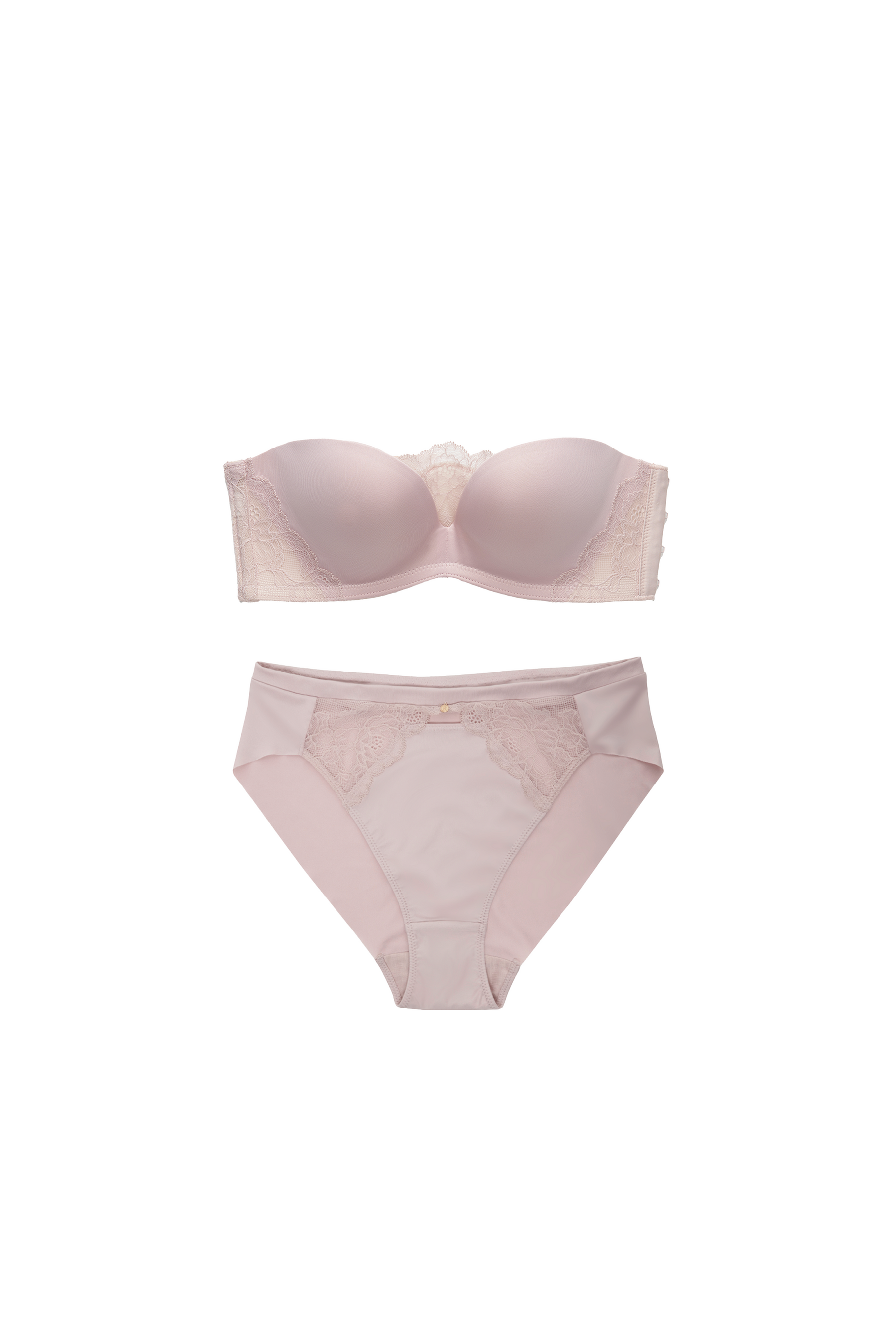 [nude rose]Strapless Bra Set