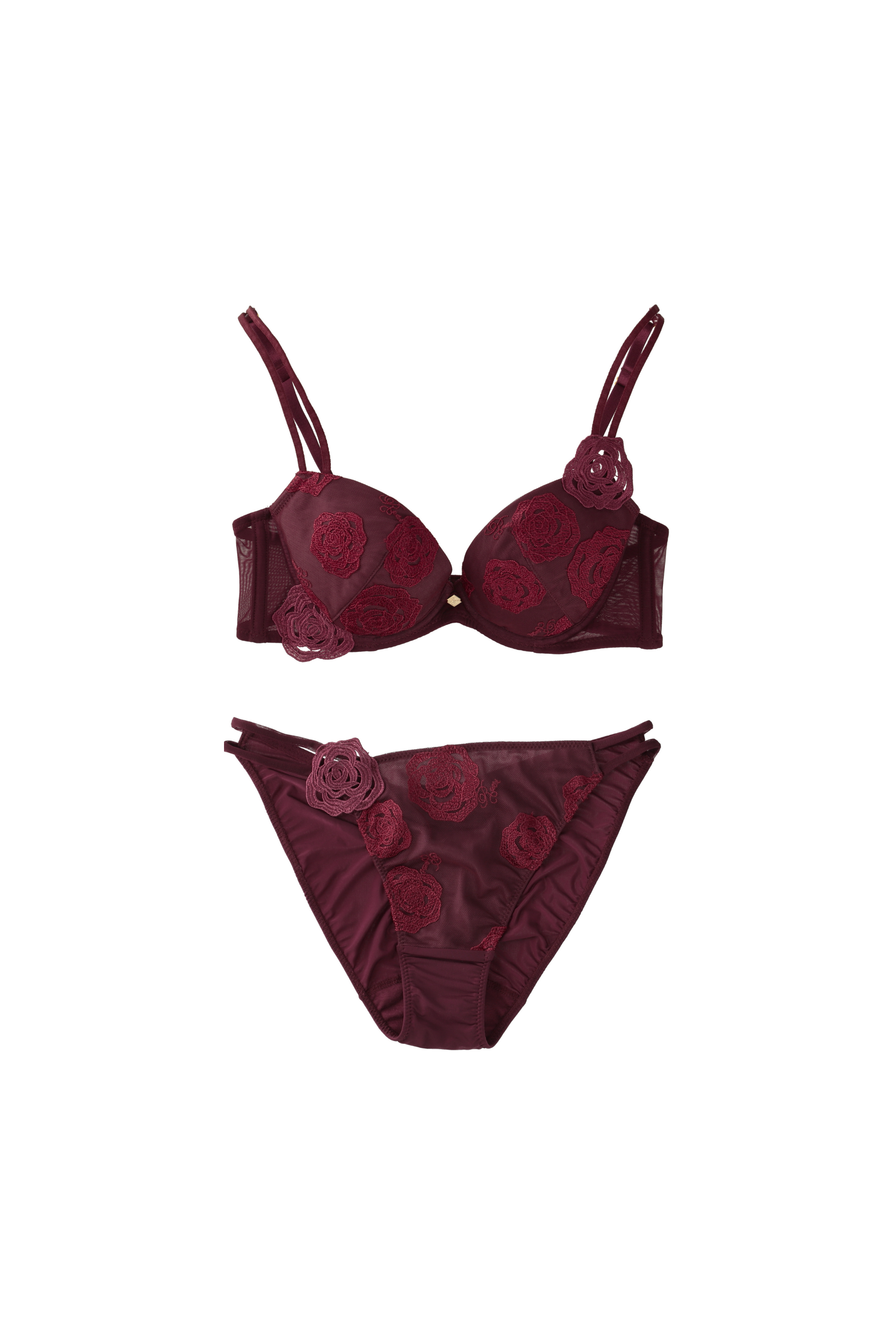 【Shorts】Versailles Rose Bra Set