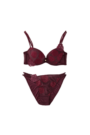 【Shorts】Versailles Rose Bra Set