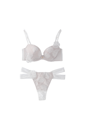 【Thong】Versailles Rose Bra Set