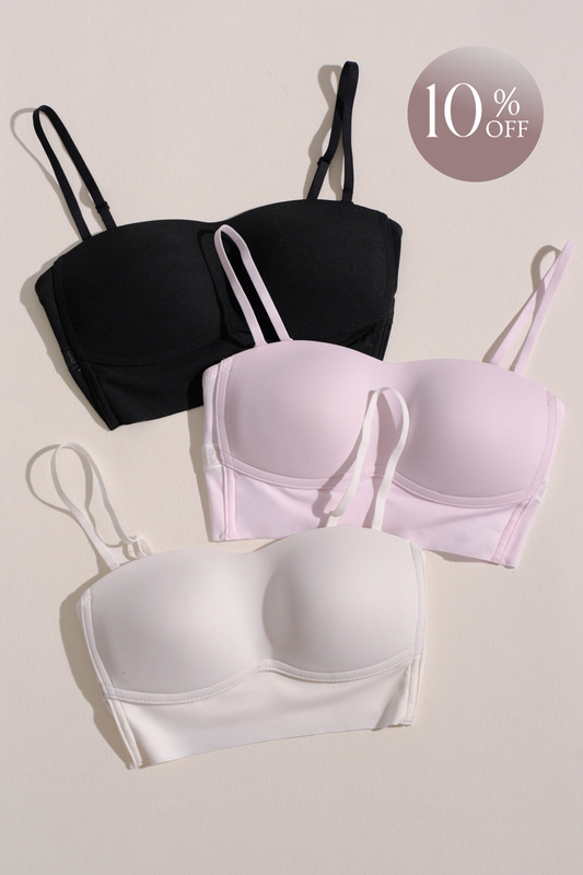 ROSIER Bandeau Bra 3 Set